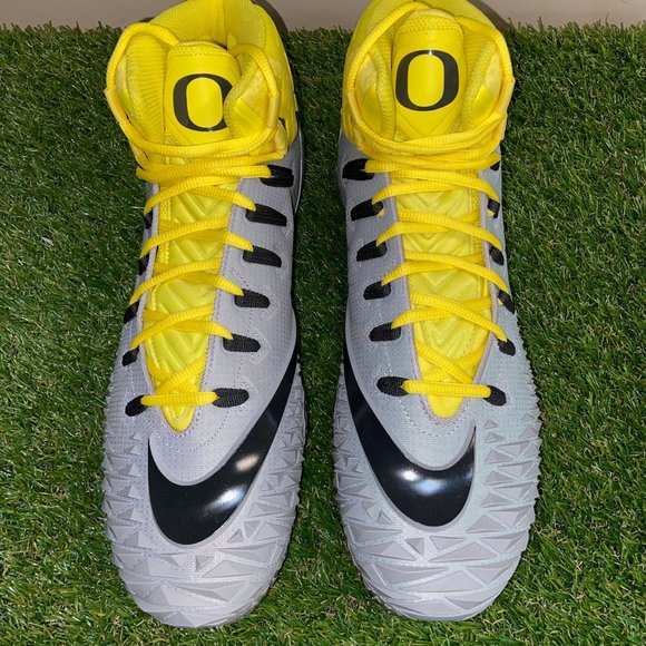 Sample Oregon Ducks PE Team Issued Nike Force Savage Football Cleats Sz 13 AQ909 main image 5